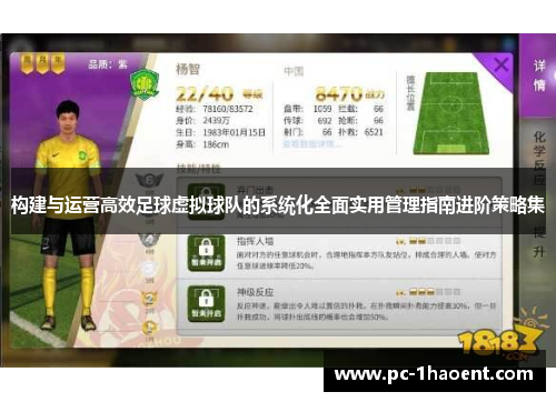 构建与运营高效足球虚拟球队的系统化全面实用管理指南进阶策略集